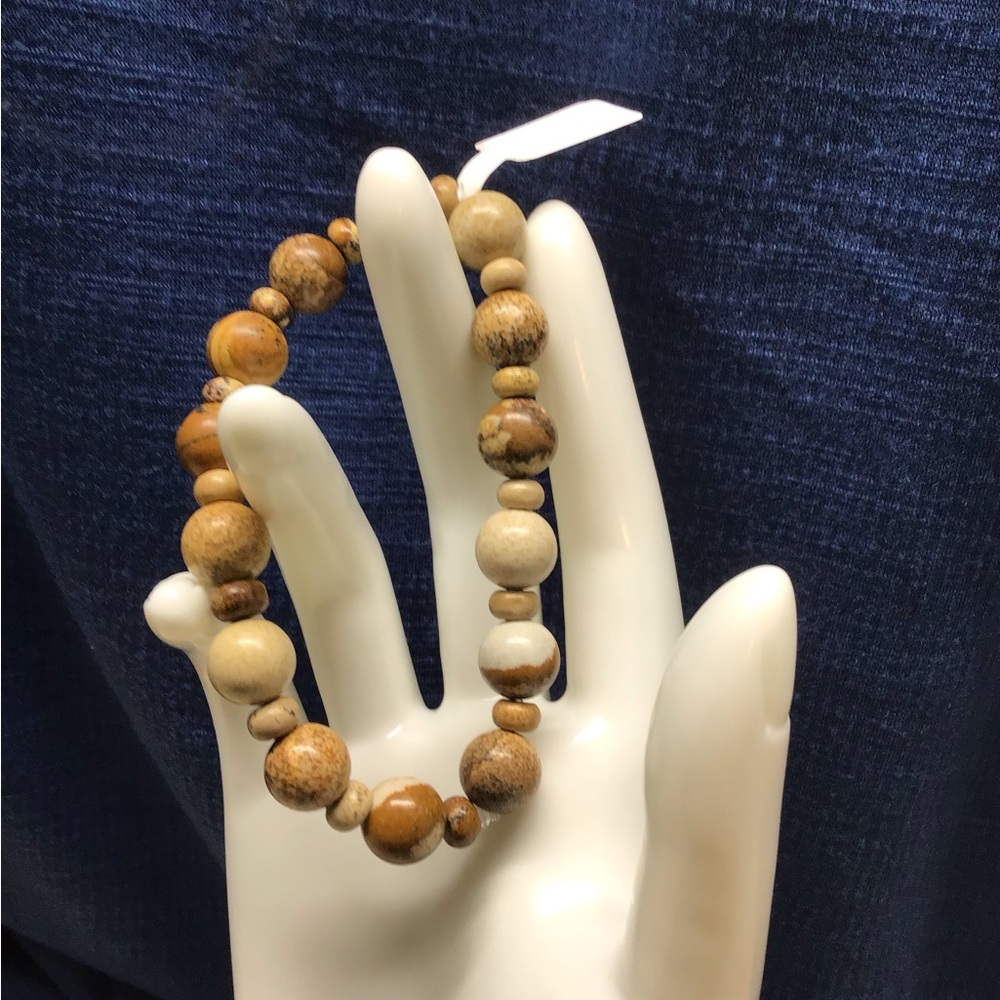 Natural Stone Beaded Bracelet